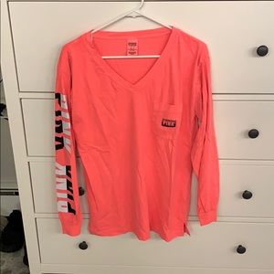 PINK long sleeved tee
